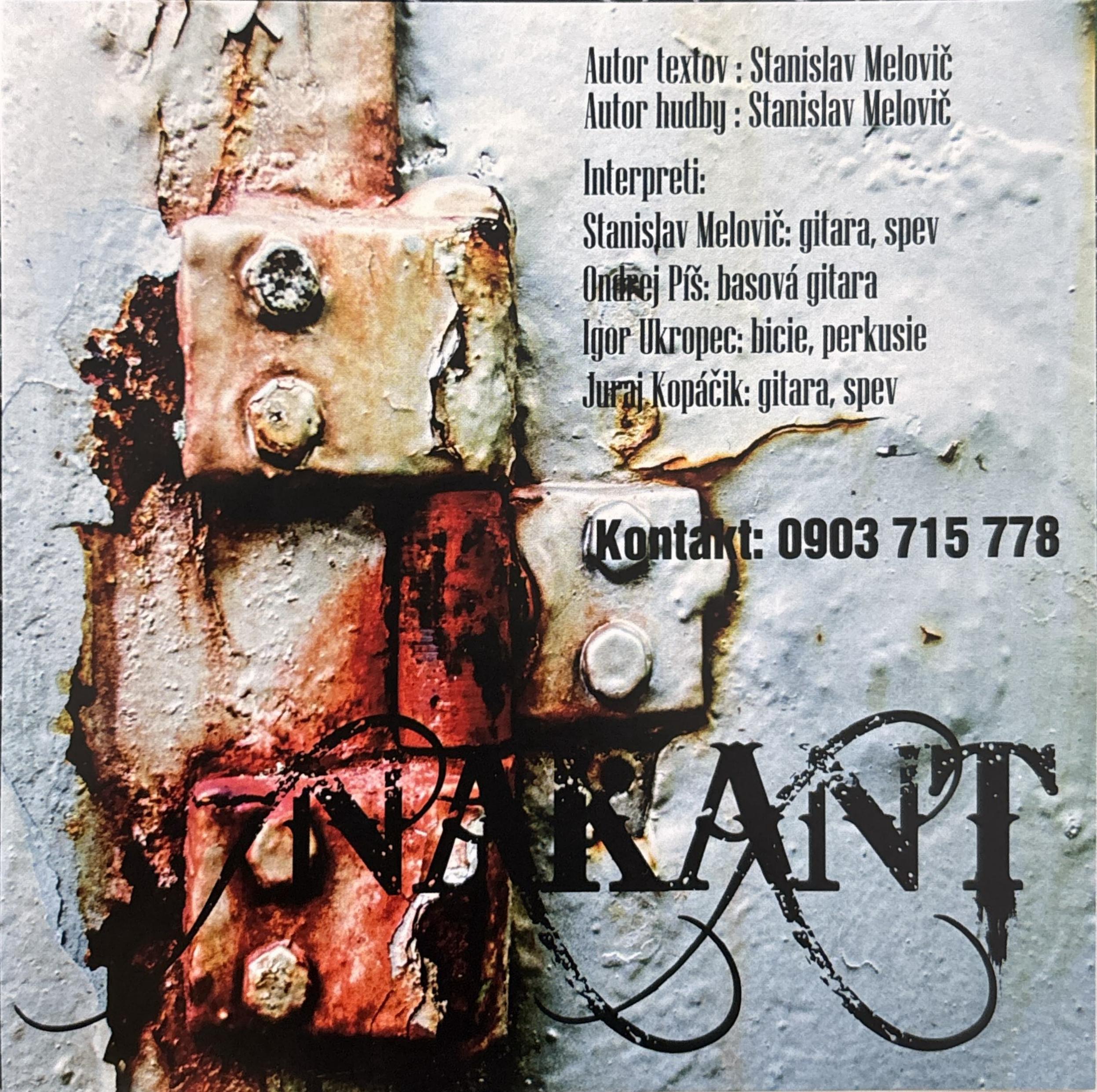 Zadná strana obalu CD albumu Vek je len číslo